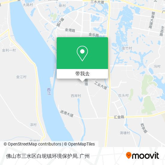 佛山市三水区白坭镇环境保护局地图