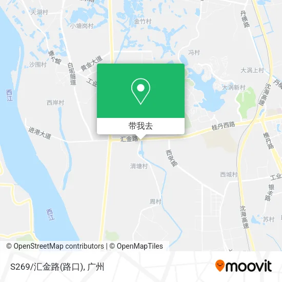S269/汇金路(路口)地图