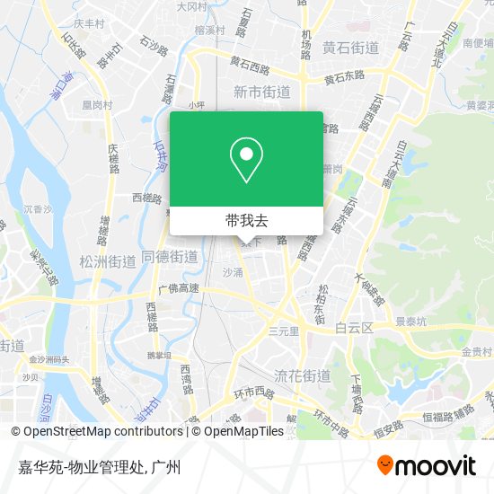 嘉华苑-物业管理处地图