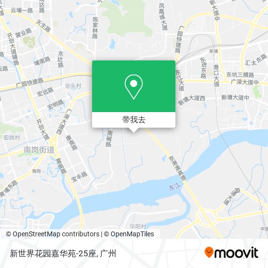 新世界花园嘉华苑-25座地图