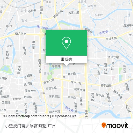 小壁虎门窗罗浮宫陶瓷地图