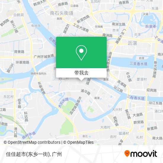 佳佳超市(东乡一街)地图