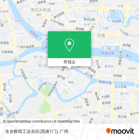 东乡辉煌工业东区(西南1门)地图