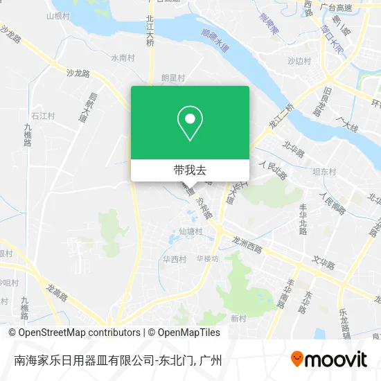 南海家乐日用器皿有限公司-东北门地图