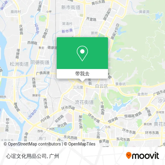 心谊文化用品公司地图