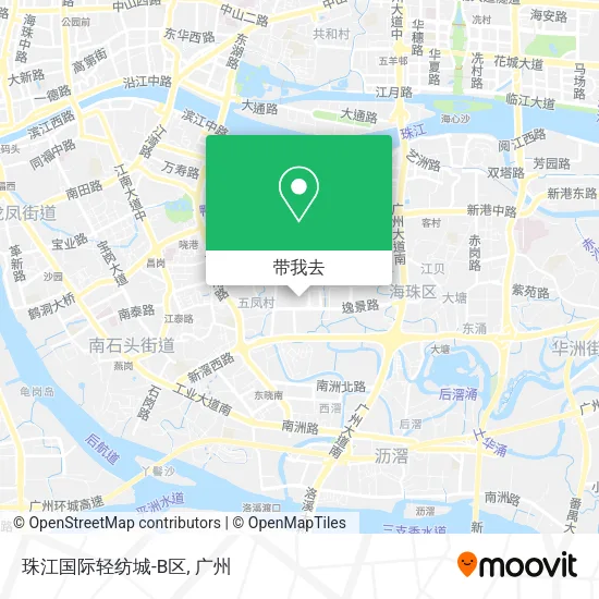 珠江国际轻纺城-B区地图