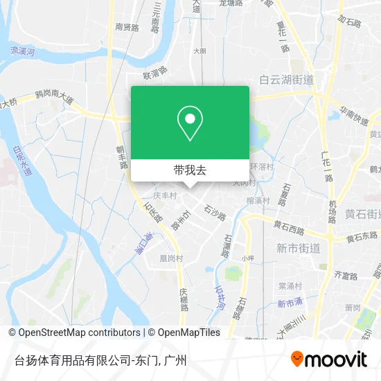 台扬体育用品有限公司-东门地图