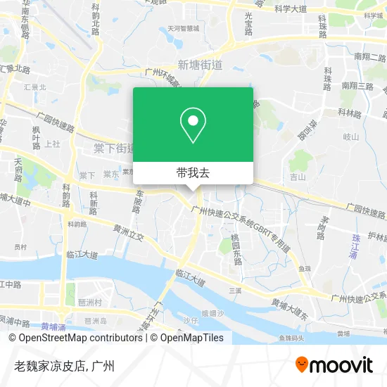 老魏家凉皮店地图