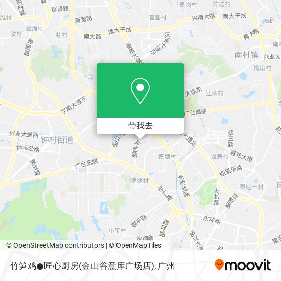 竹笋鸡●匠心厨房(金山谷意库广场店)地图