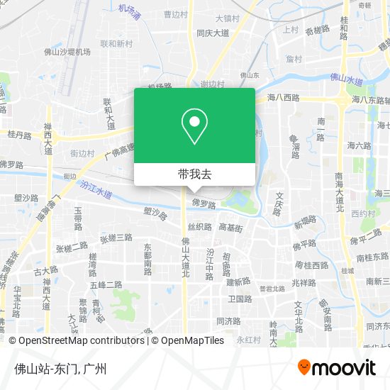 佛山站-东门地图