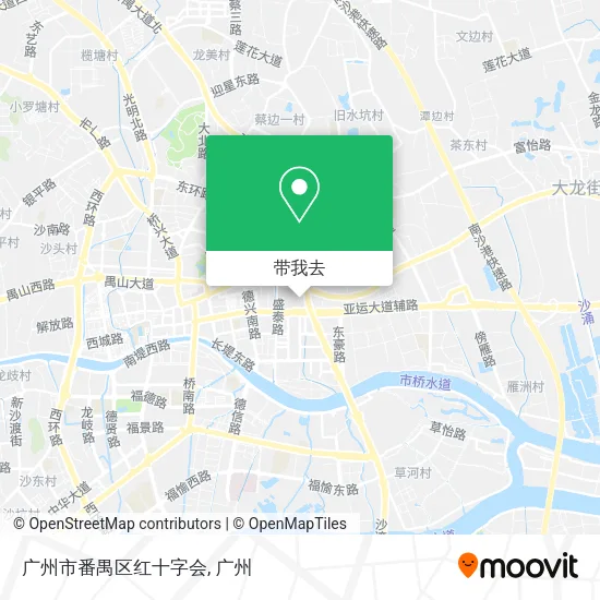 广州市番禺区红十字会地图