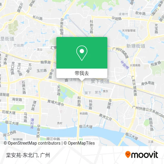 棠安苑-东北门地图