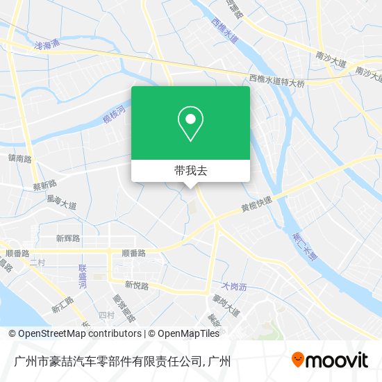 广州市豪喆汽车零部件有限责任公司地图