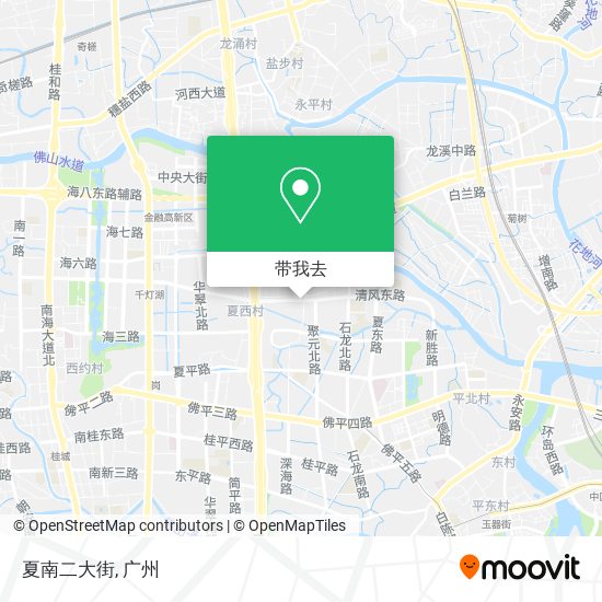 夏南二大街地图