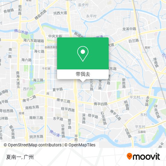 夏南一地图