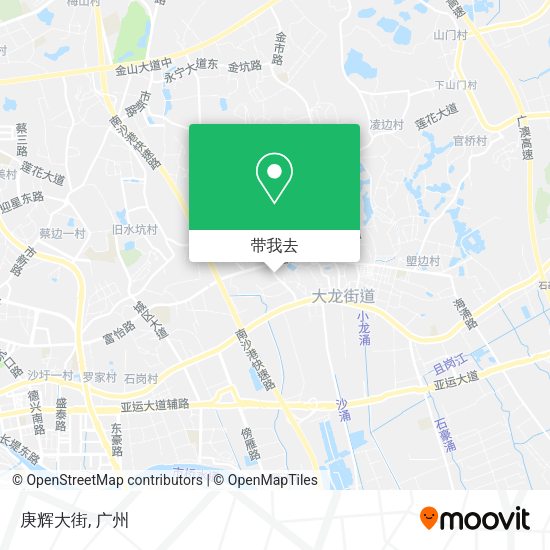 庚辉大街地图