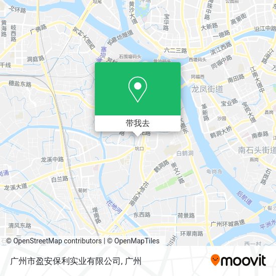 广州市盈安保利实业有限公司地图