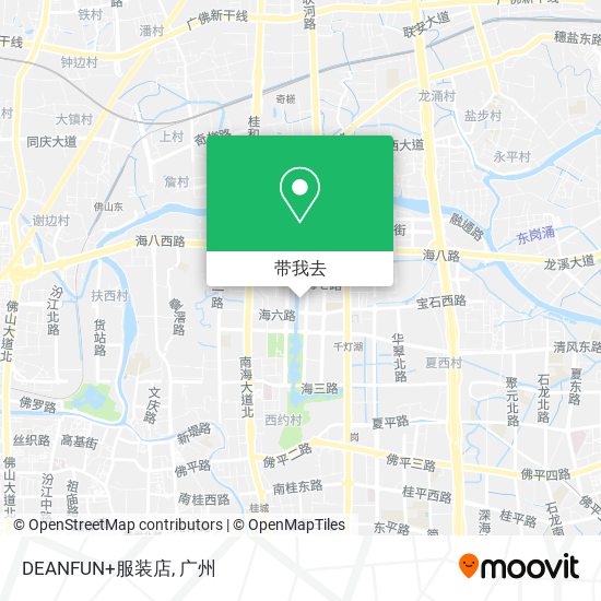 DEANFUN+服装店地图