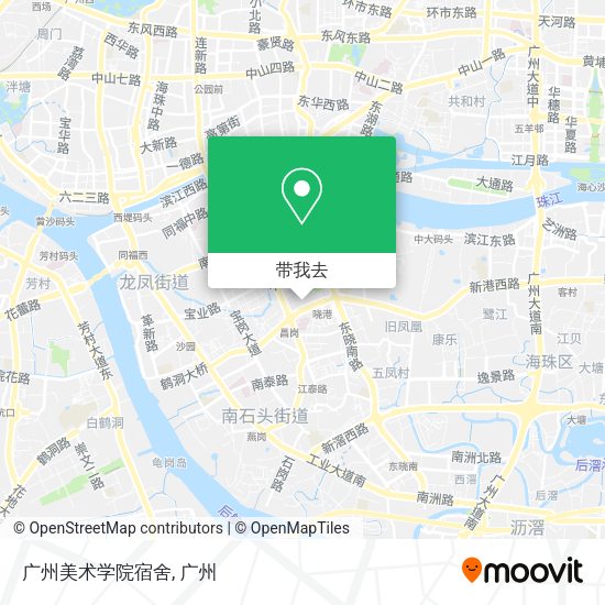广州美术学院宿舍地图