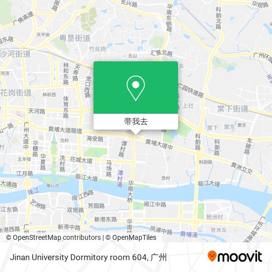Jinan University Dormitory room 604地图