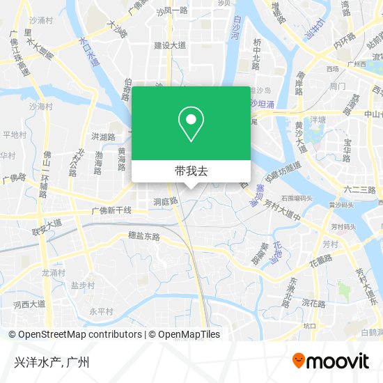 兴洋水产地图