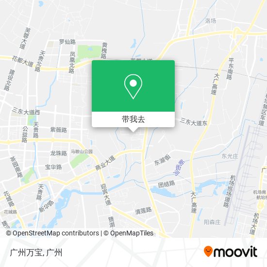 广州万宝地图