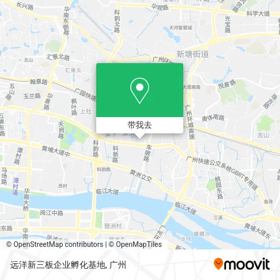 远洋新三板企业孵化基地地图