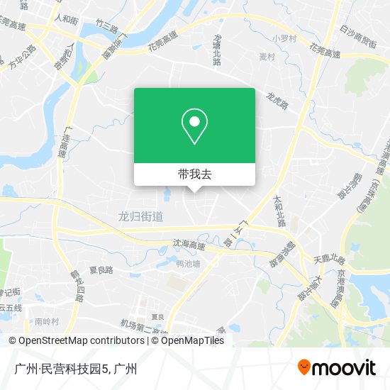 广州·民营科技园5地图