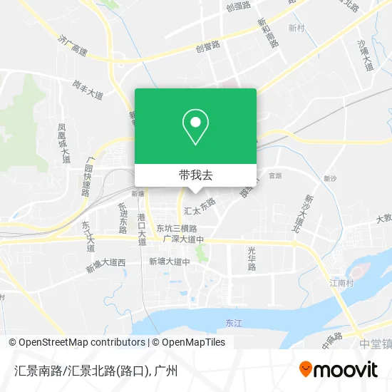 汇景南路/汇景北路(路口)地图