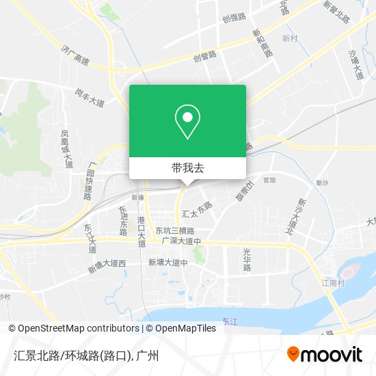 汇景北路/环城路(路口)地图