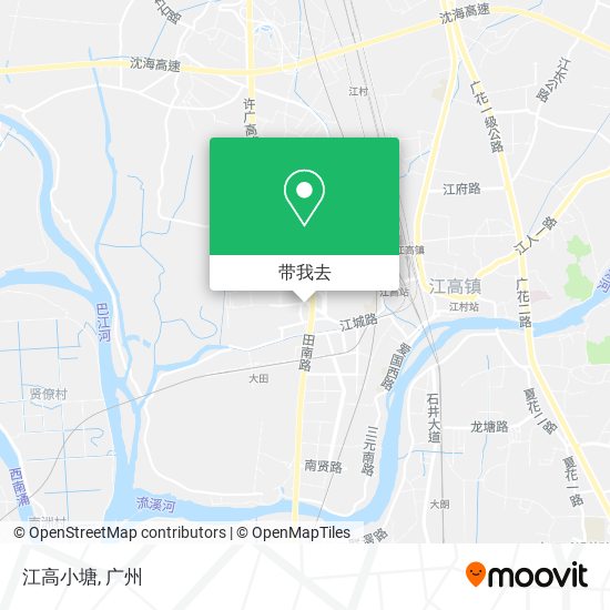 江高小塘地图