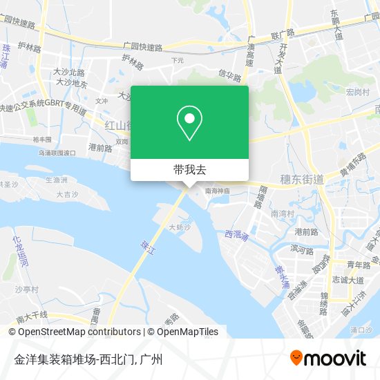 金洋集装箱堆场-西北门地图