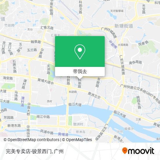 完美专卖店-骏景西门地图