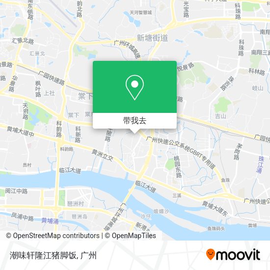 潮味轩隆江猪脚饭地图