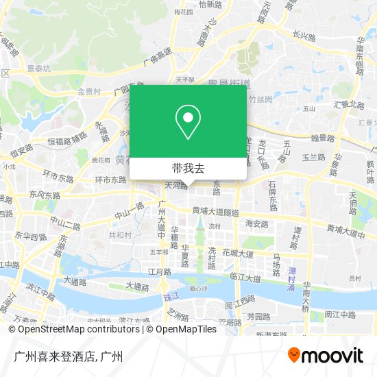 广州喜来登酒店地图