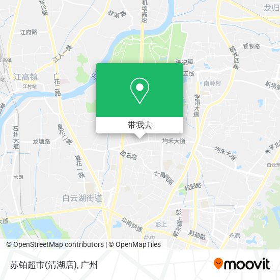 苏铂超市(清湖店)地图