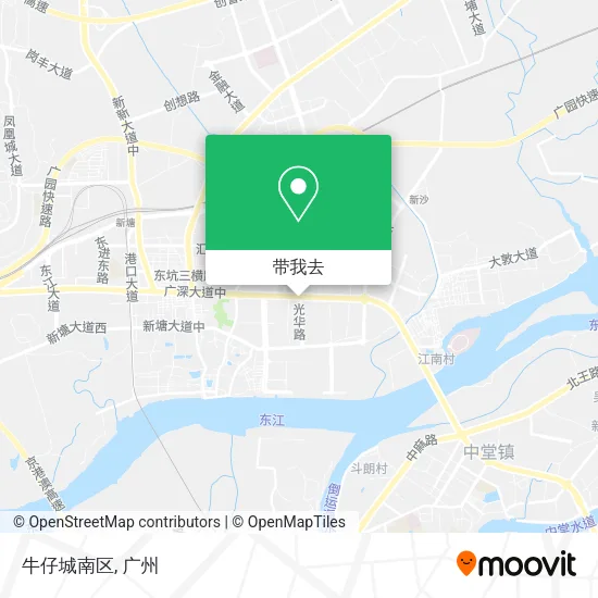 牛仔城南区地图