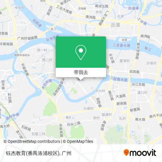 钰杰教育(番禺洛浦校区)地图