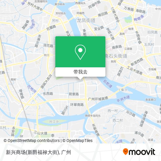 新兴商场(新爵福禄大街)地图