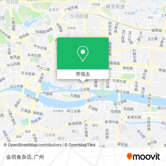 金琪食杂店地图