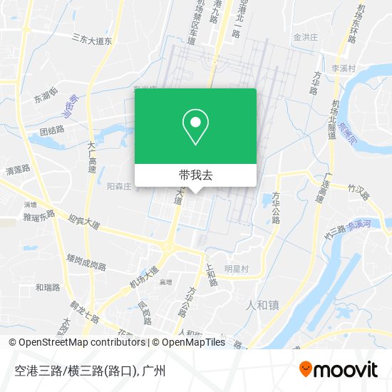 空港三路/横三路(路口)地图