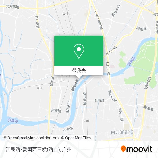 江民路/爱国西三横(路口)地图