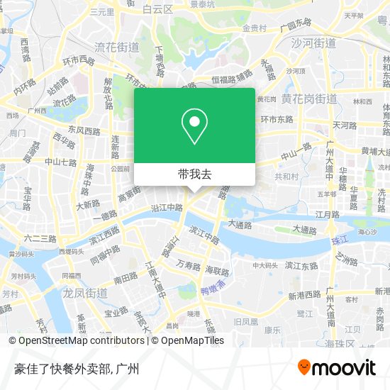 豪佳了快餐外卖部地图