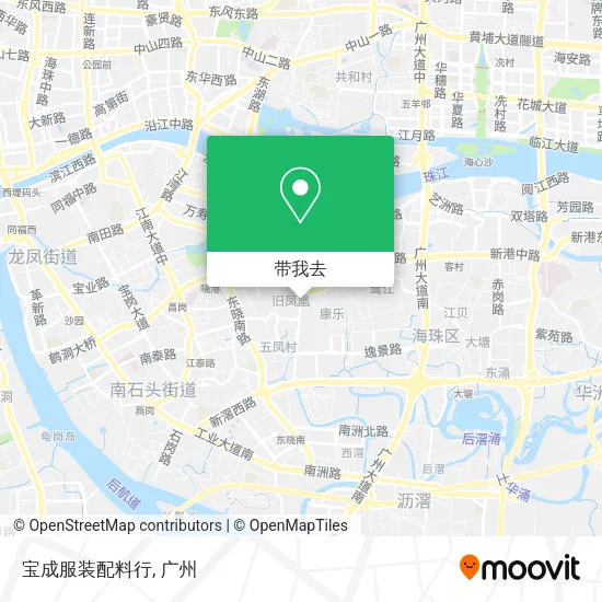 宝成服装配料行地图