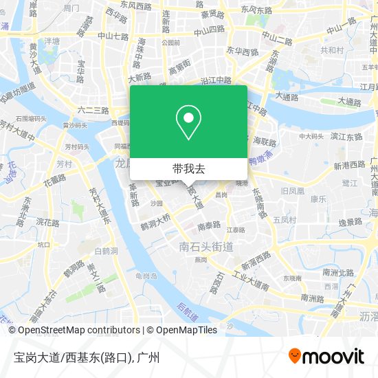 宝岗大道/西基东(路口)地图