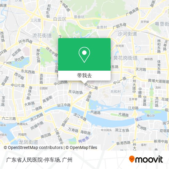 广东省人民医院-停车场地图