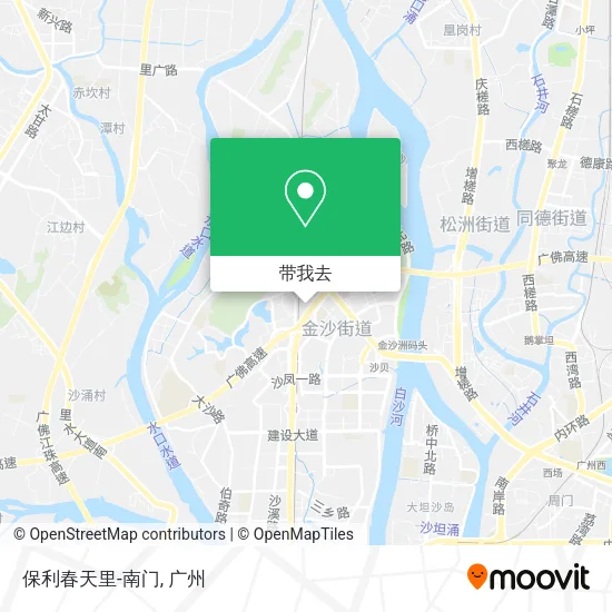 保利春天里-南门地图