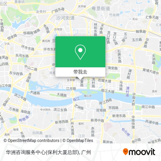 华洲咨询服务中心(保利大厦总部)地图