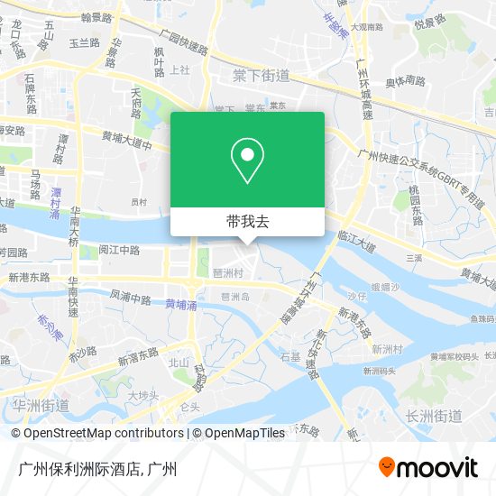 广州保利洲际酒店地图