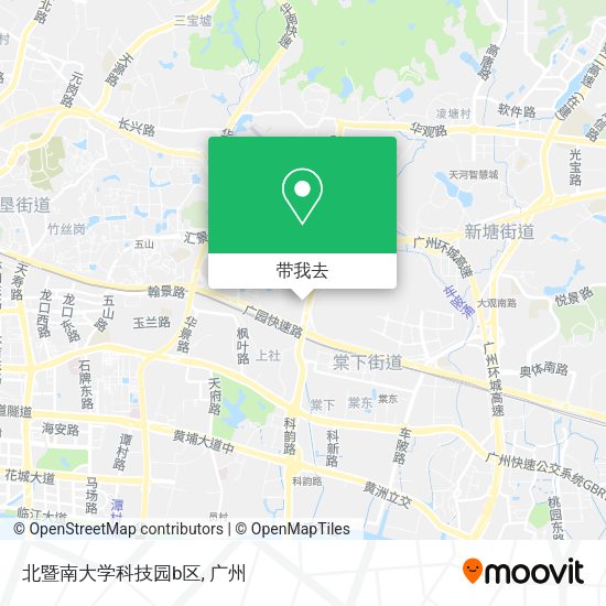 北暨南大学科技园b区地图